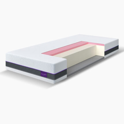 Presek Kalma Infinity Dušeka gde se vide slojevi pene